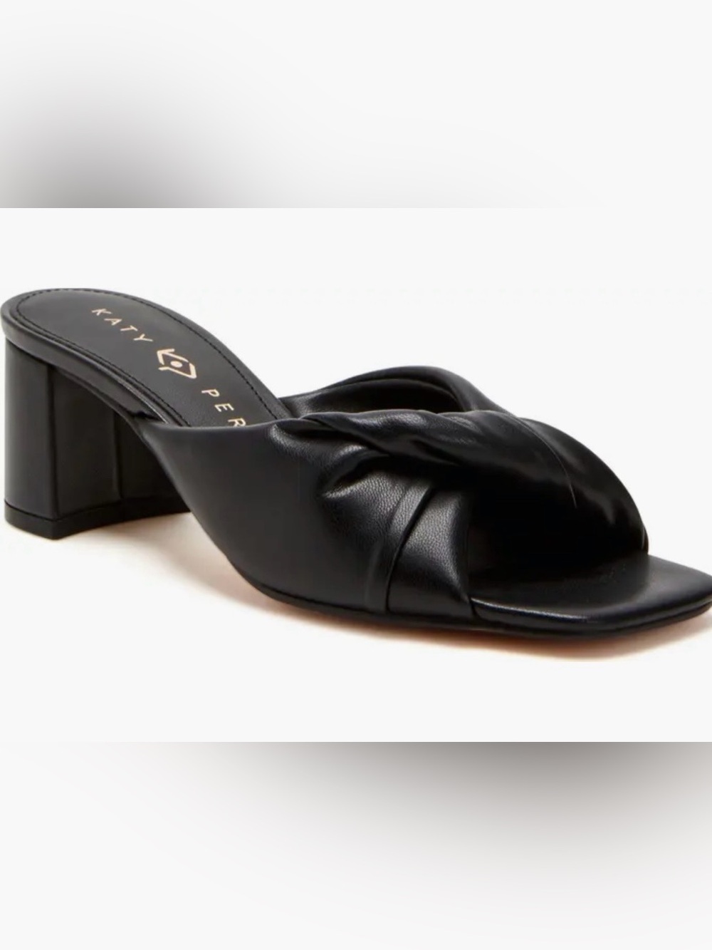 Katy Perry The Tooliped Twisted Sandals in black